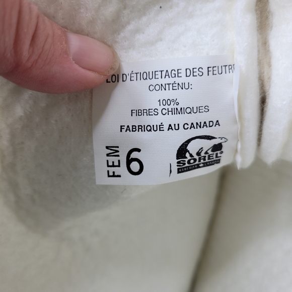 Sorel Boots Vintage Freestyle Lined Waterproof Retro 80s 90s Snow Winter size 6 - Picture 8 of 15